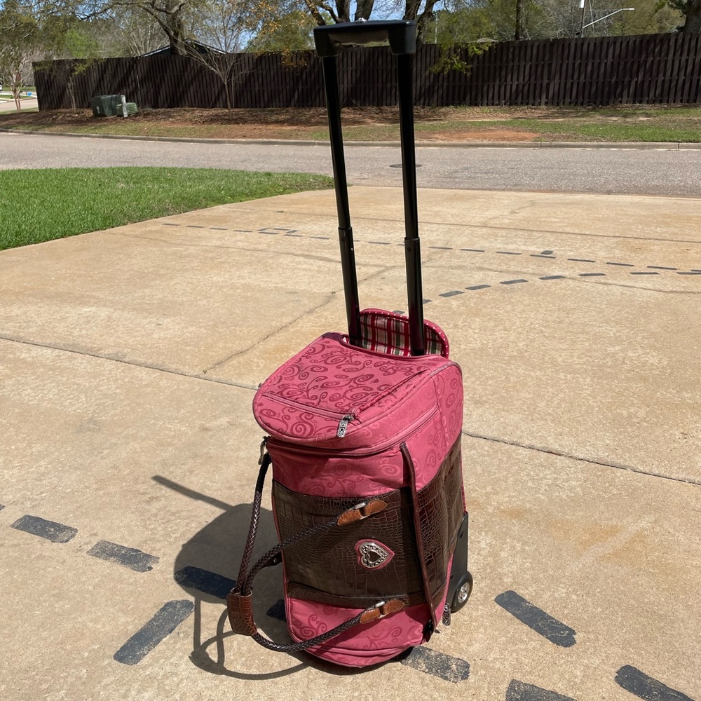 Brighton rolling duffle with matching carry on - Picture 4 of 6